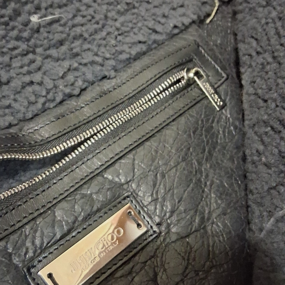 Jimmy Choo Crossbody Bag with Shearling Flap - Picture 8 of 16